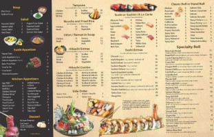 Sakana Japanese Cuisine menu