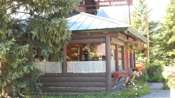The Log Cabin Café inside