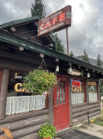 The Log Cabin Café outside