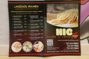 Noodle Is Calling menu