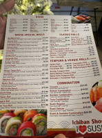 I Sushi menu