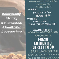 Adama Street Food Vegan Kosher Atlanta Ga food