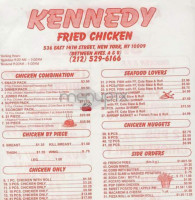 Kennedy Fried Chicken And Pizza- Halal menu