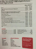 The Bean Bag Deli Catering Company menu