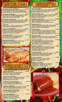 El Loro Mexican menu