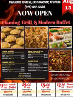 Flaming Grill And Modern Buffet menu