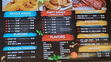 Wing City menu