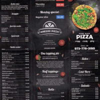 Arezzo Pizza menu