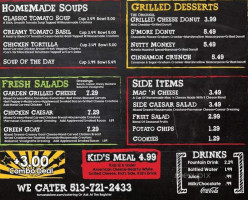 Tom Chee menu