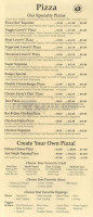 Ledo Pizza menu