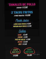 Trippy Tacos menu