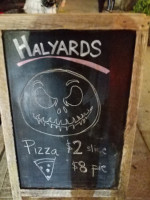 Halyards menu