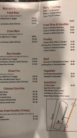 Arnold Chinese menu