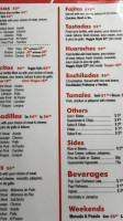 Taco Tienda Mexicana menu
