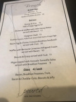 Poured Wine, Beer Bubbly menu