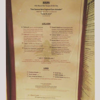 Lebanese Kitchen menu