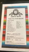 Jett's Grill menu