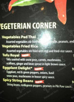 Thai Chili menu