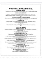 Foothills Milling Company food