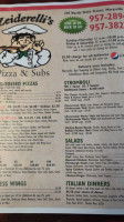 Zeiderelli's Pizza Subs menu