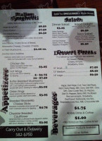 Pagliai’s Pizza menu