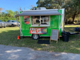 Bilbo's Bodacious Homemade Salsa And More Truck outside