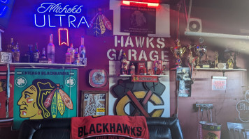 The Hawks Garage food