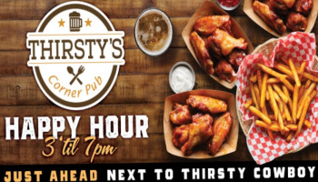 Thirsty's Corner Pub food