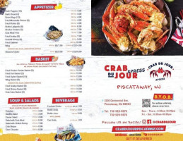 Crab Du Jour Piscataway menu