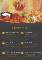 Amy Tex Mex Grill menu