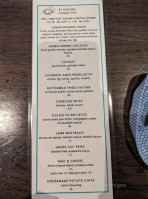 J Hollingers Watermans Chophouse menu