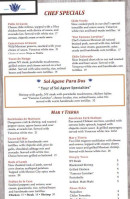 Sol Agave menu