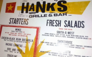Hank's Grille inside