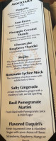 Royal Taj menu