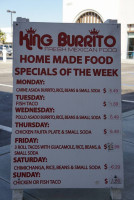 King Burrito Mexican Food food