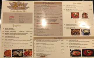Chosun Korean Bbq 2 menu