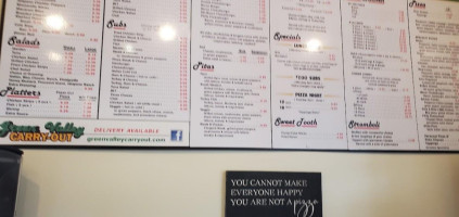 Green Valley Carry Out menu