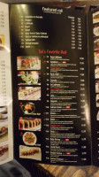 Tai Sushi House menu