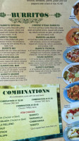 Mi Garcia's Mexican menu