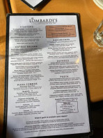 Lombardi's Italian Restaurant food