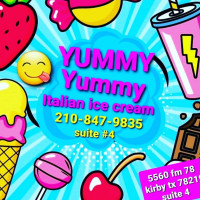 Yummy Yummy Italian Ice Cream food