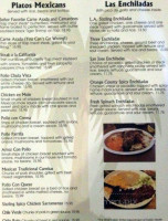 Senor California menu