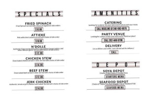 Congress+ menu