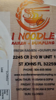 I Noodle Ramen And Dumpling food