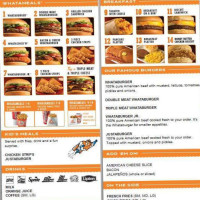Whataburger #850 menu