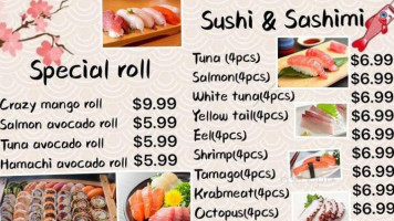 Oishi Sushi House menu