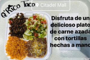 Q´ Rico Taco food