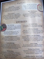 Timberland Tavern menu