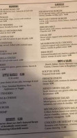 Steakhouse menu