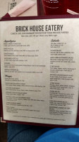 Jackie's Brickhouse Eatery menu